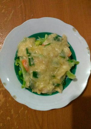 Foto resep Brokoli wortel saus susu maizena