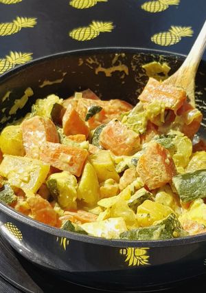 Une photo de °Curry de légumes au lait de coco°