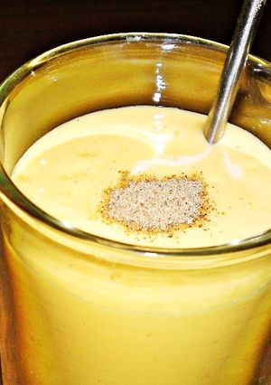 Mangó lassi recept fotója