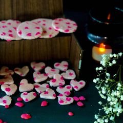 Heart Sugar Heart Cookies A picture of Heart Sugar Heart Cookies.
