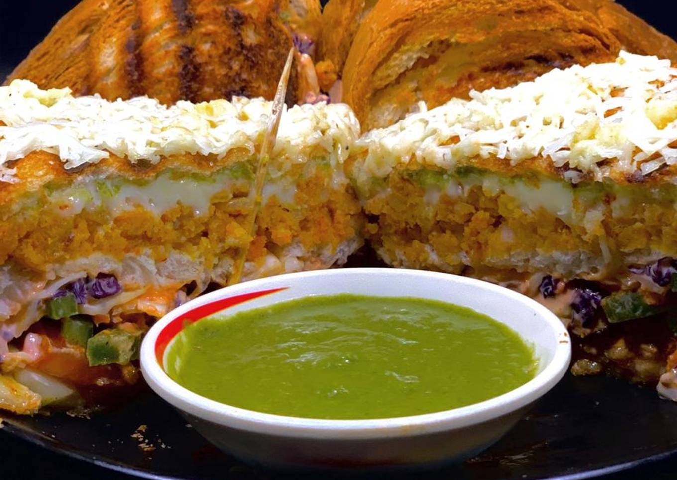 Masala Grilled Sandwich