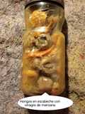 Hongos en Escabeche con Vinagre de Manzana