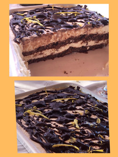 Una foto de Mousse de limón y chocolate
