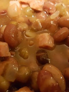 A picture of Ham and Beans.