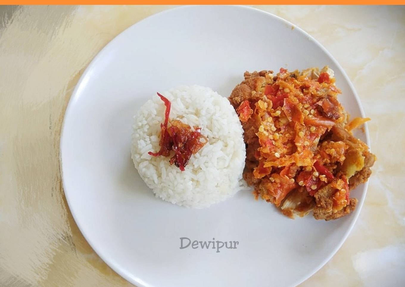 Ayam Geprek Ala Dewipur