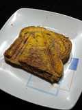 Sándwich de atún y queso light con pan molde centeno y maíz