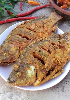 Foto resep Mujaer/Nila goreng Bedak alias tepung