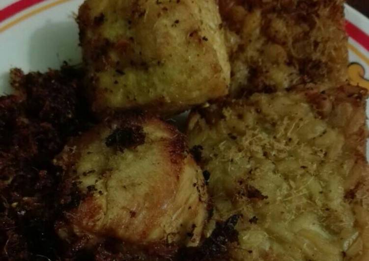 Resep Ayam Tahu Tempe Goreng Rempah, Lezat