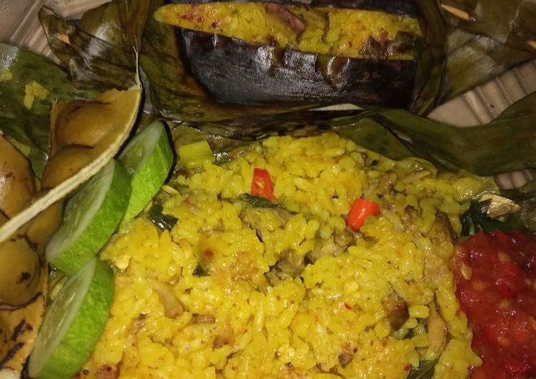 Resep Nasi bakar ati ampela Anti Gagal
