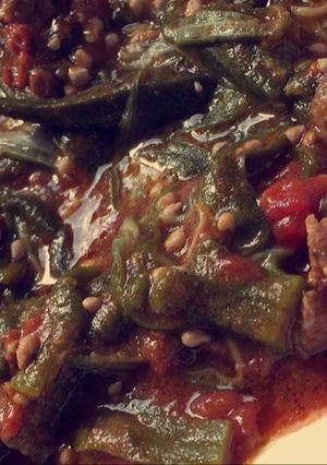 صورة لوصفة ايدام الباميا🍲