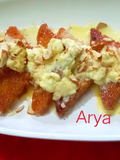 शाही रबडी टोस्ट (Shahi rabdi toast recipe in hindi) रेसिपी मुख्य फोटो