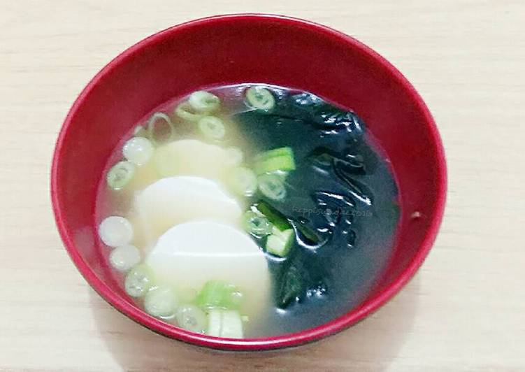 Resep Miso Soup, Sempurna