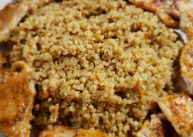 Resep Quinoa with Grilled Chicken Breast, Bikin Ngiler
