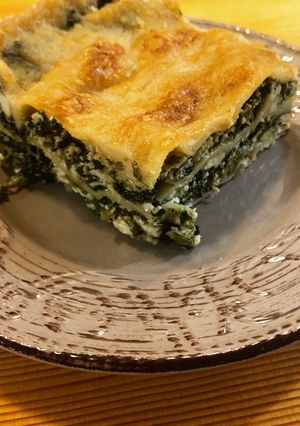 Φωτογραφία της συνταγής Λαζάνια με σπανάκι και ανθότυρο