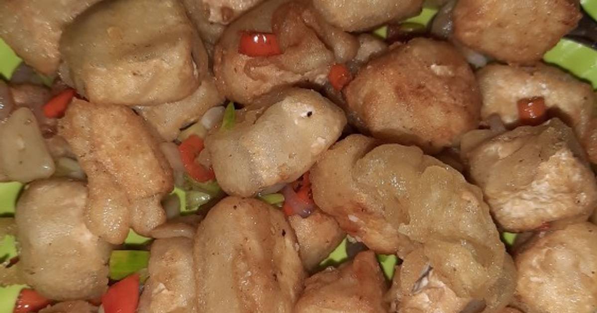  Resep  Crispy Tahu  Cabe  Garam  Quarantine oleh Gusti Ayu 