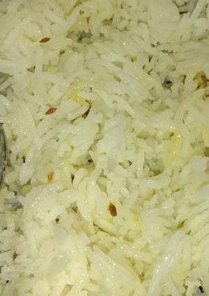A picture of Jeera rice.