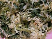 Gambar urap kenikir sawi