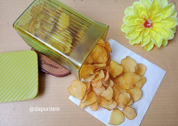 Resep Potato Chips Home Made, Sempurna