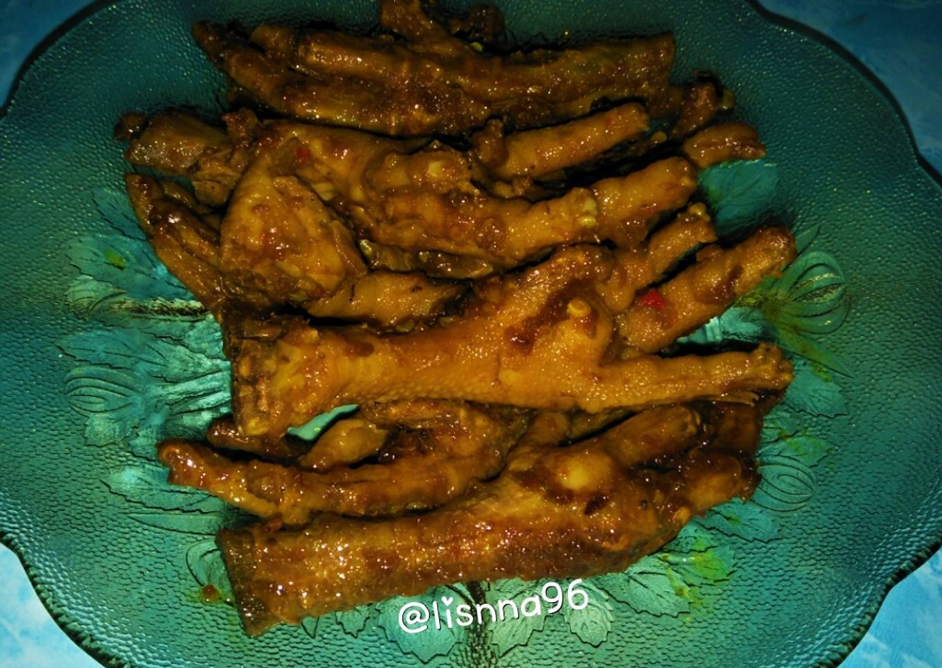 Ceker ayam kecap pedas