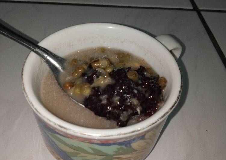 Bubur Kacang Ijo + Ketan Item