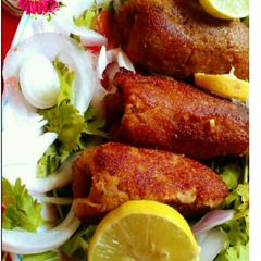 A picture of Gola kabab.