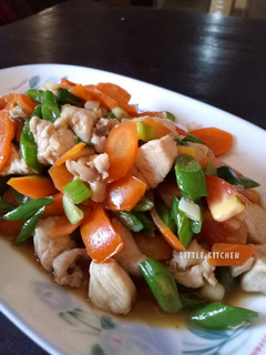 Foto resep Tumis ayam buncis wortel