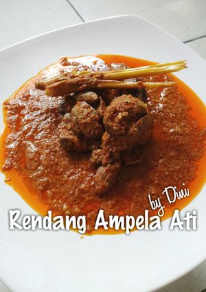 Foto resep Rendang Ampela Ati #ketopad #PekanInspirasi