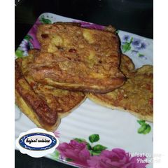 A picture of Bread and egg.