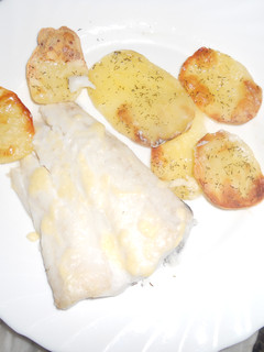 Una foto de Lomos de merluza al horno con mahonesa