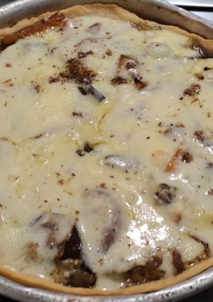 Una foto de Tarta casera de panaché de vegetales