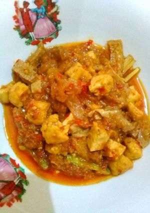Foto resep Sambal goreng krecek+tahu