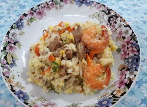 Foto resep Nasi goreng iris sederhana