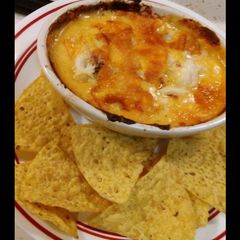 A picture of Lobster crab cheese dip.