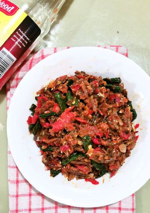 Foto resep Sambal Teri Kacang Panjang recook dari Xander's Kitchen