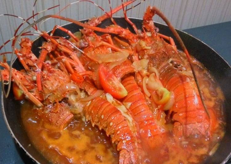 Langkah meracik Lobster Asam Manis simple Anti Gagal