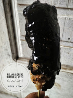 Foto resep Pisang goreng oatmeal With Ganache