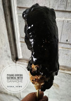 Foto resep Pisang goreng oatmeal With Ganache