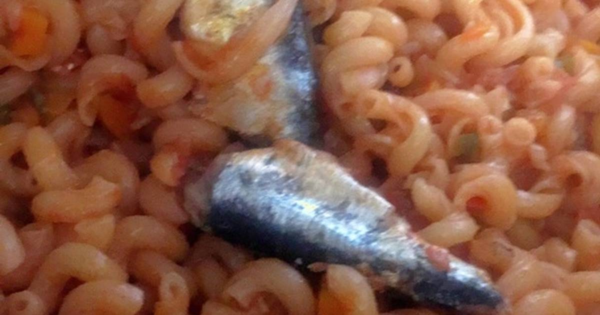 Macaroni with sardines Recipe by Chef Gold Cookpad