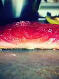 Saumon gravlax à la betterave