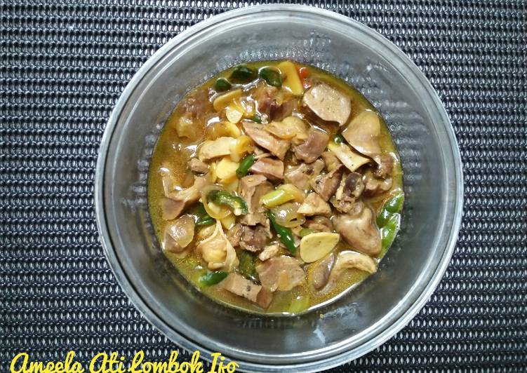 Resep Ati Ampela Lombok Ijo, Bikin Ngiler