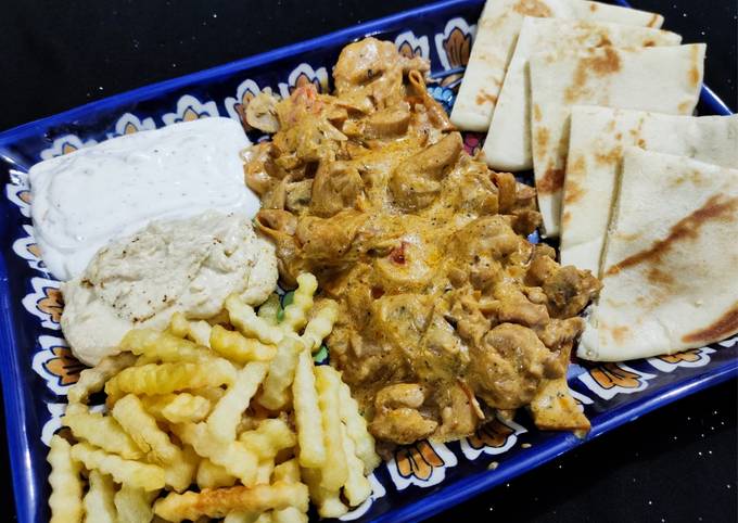 Mushroom Chicken platter