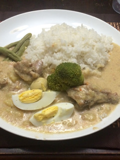 Una foto de Crema de Gallina y Arroz Blanco