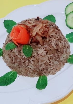 صورة لوصفة مجدرة أرز (المدردرة)