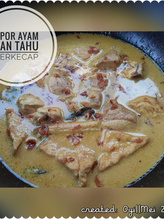 Foto resep Opor Ayam dan Tahu Berkecap
