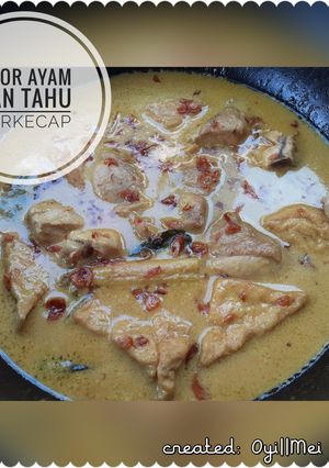 Foto resep Opor Ayam dan Tahu Berkecap