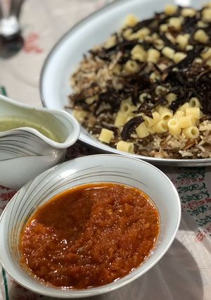 صورة لوصفة كشري بقدر واحد