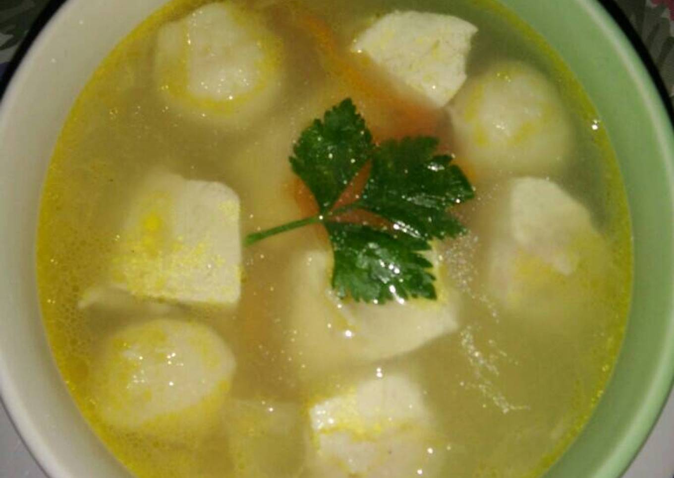 Sop Tahu Baso Ayam