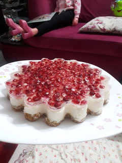 عکسی از دستور چیز کیک خوشمزه
