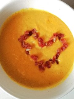 Una foto de Crema de calabaza