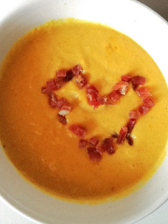 Una foto de Crema de calabaza